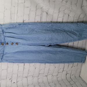 American eagle high waisted paper bag pants